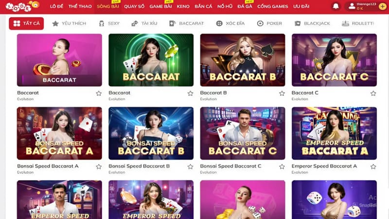 Tham gia các trò chơi game bài đỉnh cao chỉ có tại Casino LoDe88.