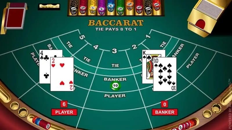 Baccarat cá cược siêu kinh điển với tỷ lệ thưởng cao