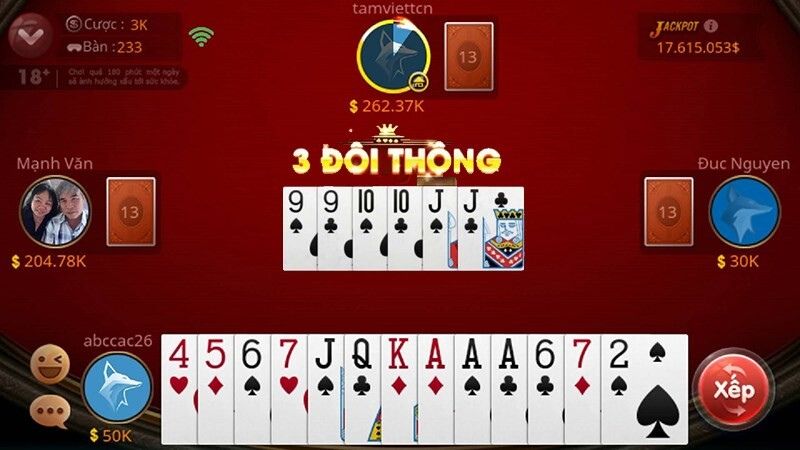 Game bài tiến lên ăn khách số 1 tại nhà cái