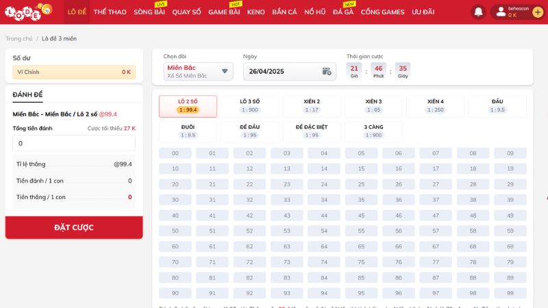 LoDe88 là địa chỉ đáng tin cậy cho người chơi muốn tìm kiếm cặp lô đẹp hôm nay