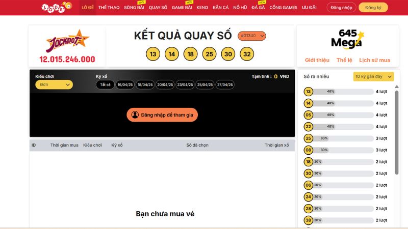 Nhà cái chơi lô đề online được nhiều cược thủ tham gia
