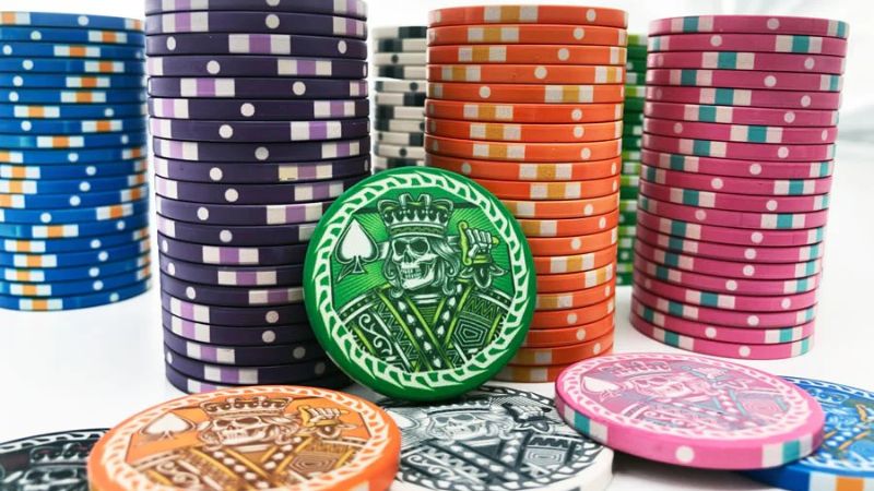 Chip poker bằng Ceramic